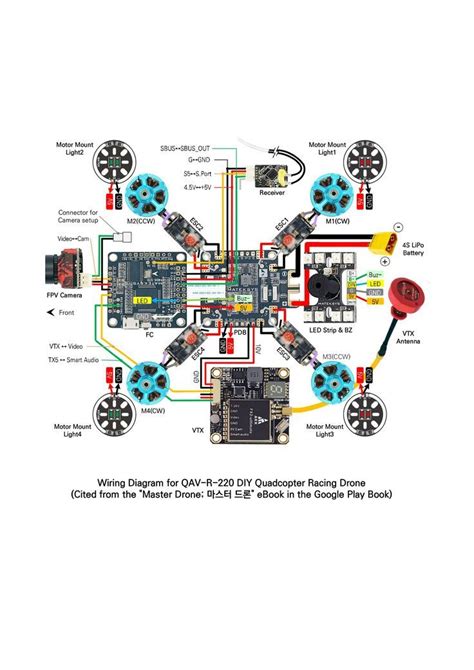 Diy portable solar generator wiring diagram. QAV-R-220 DIY Wiring Diagram - #Diagram #DIY #electronic # ...