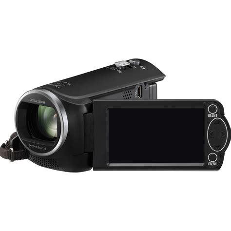 You want to check the optical zoom, battery life, memory, and any other special requirements you need, like extra rugged, waterproof or extra high quality still imaging. Panasonic HC-V160 Full HD Camcorder HC-V160K B&H Photo Video