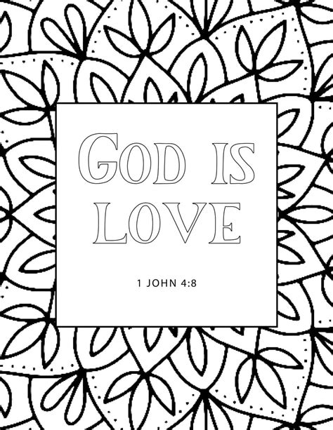 The command to leave horeb. 7 Printable Bible Verse Coloring Pages on Love - My ...