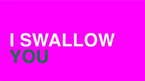Swallow the sea was developed by maceo bob mair and nicolás delgado. LUY JUNGE - I swallow you / Lykke Li - I follow rivers ...