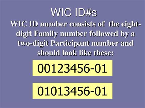 Find a wic office near you. PPT - WIC ID Card Version #1 PowerPoint Presentation, free download - ID:6818500