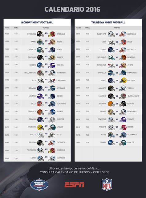 Entre los cuales hay duelos que se ven difíciles de poner un claro ganador. NFL - Cinemex | Calendario de partidos, Nfl, Calendario