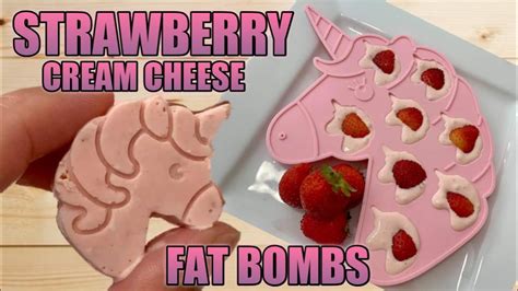 6 in our ketogenic recipes the amount of carbs per serving is shown in green balls. STRAWBERRY CREAM CHEESE FAT BOMBS | KETO / LOW CARB DESSERT - YouTube