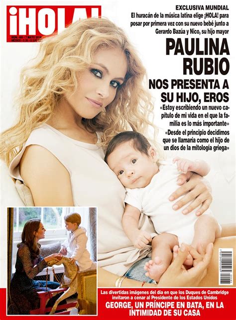 ¡pero nunca con ser cocinera! EXCLUSIVA MUNDIAL en ¡HOLA!: Paulina Rubio nos presenta a ...