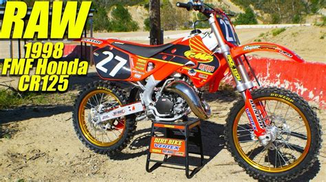 Whips and scrubs on everything. 1998 FMF Honda CR125 Two Stroke Raw - Dirt Bike Magazine ...