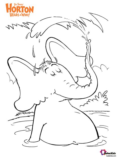 Collection of horton coloring pages (42) horton hatches the egg coloring pages free coloring pages for kids st patricks day Horton the elephant dr seuss horton hears a who free ...