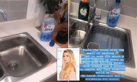 The only entity alive to make cleaning look sexy. Mrs Hinch shares sink cleaning hack- she's expecting her ...