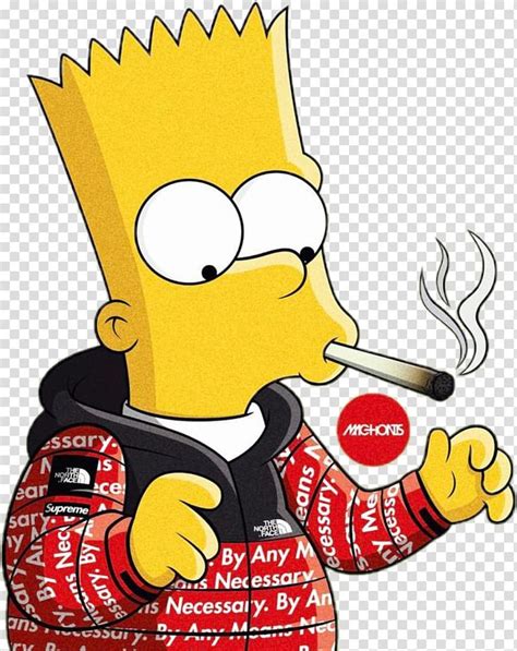 Buy and sell authentic bape streetwear on stockx including the bape x dragon ball z tee 6 orange from. Bart Simpson Homer Simpson Supreme Graphic Designer ...