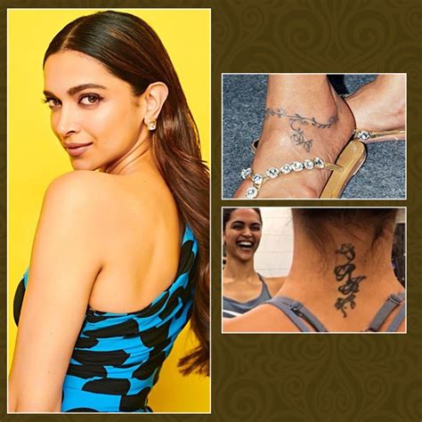 Deepika padukone's tattoo on the back of her neck caught many eyeballs as she walked the carpet. Priyanka Chopra to Deepika Padukone - Interesting tattoos by B-town hotties | Bollywood Bubble
