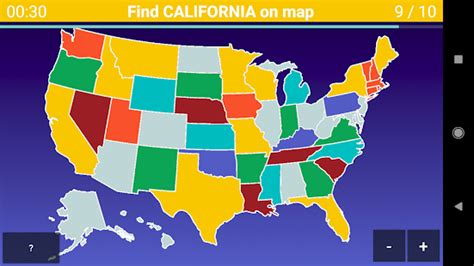 You can use this swimming information to make your own swimming trivia questions. US Map Quiz - 50 States Quiz - US States Quiz - Apps on ...