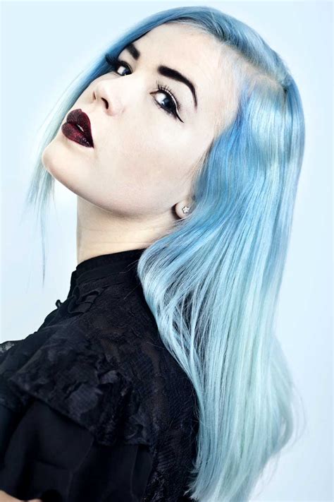 Created by stars sugary pixels. Ljusblått hår med Classic Blue Angel Creamtones | Manic ...