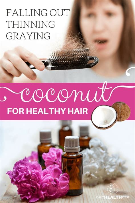 Coconut oil's properties allow it to penetrate hair in ways that other oils are not able to, which is why some people notice amazing results relatively quickly when using coconut oil for hair. How To Put #CoconutOil In Your #Hair To Stop It From Going ...