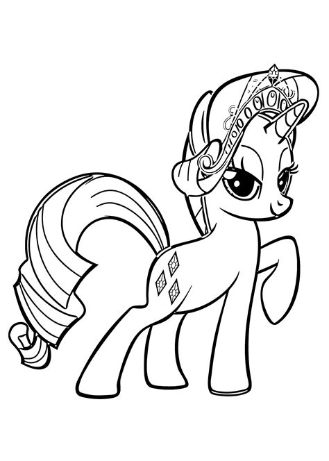 Here are 55 free printable my little pony coloring the free printable my little pony coloring pages online will teach your child the value of friendship, while keeping them entertained for a long time. My Little Pony Rarity coloring pages for kids printable ...