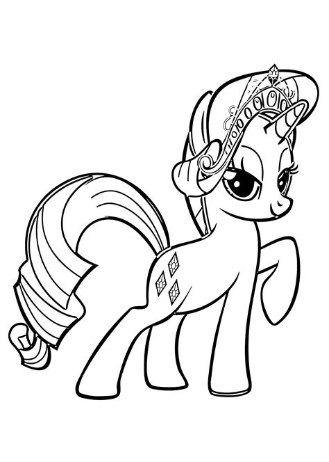 Below i will be going to introduce you the rarity she is the nicest horse in the story. My Little Pony Rarity coloring pages for kids printable ...