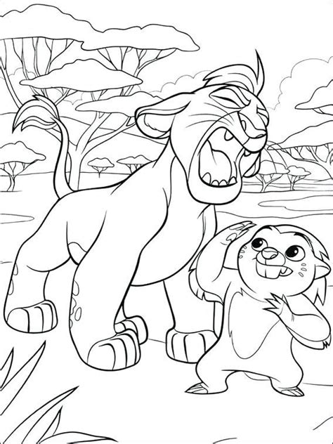 Return of the roar originally aired on disney jr. Lion Guard Coloring Pages - Best Coloring Pages For Kids ...