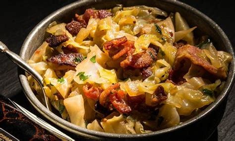 Humble cabbage is an affordable and easy holiday side. Beer-Braised Cabbage with Bacon Recipe | Traeger Grills