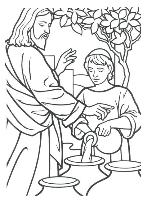 Since they could not get him to jesus because of the crowd, they made an opening in the roof above jesus. Jesus Heals The Paralyzed Man Colouring Pages at ...