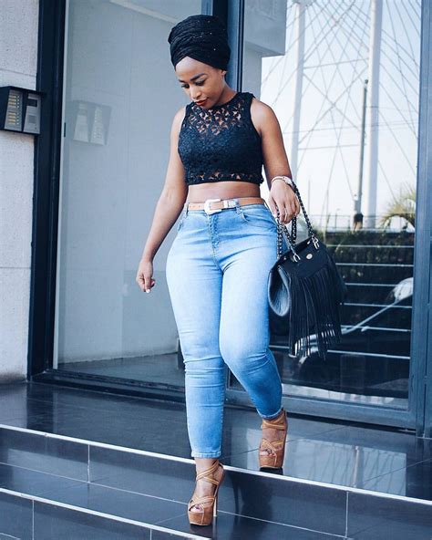 The hips seem to speak a language that only the eyes can understand, just in case you wanted to see whether the hips were real. 26 Hot Sexy of Mpho Khati she got it all
