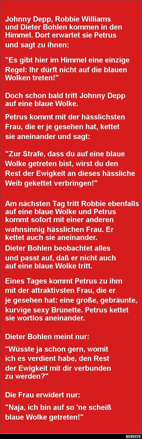 Hängt's laub in den november rein, wird der winter lange sein. Johnny Depp, Robbie Williams und Dieter Bohlen.. | Lustige ...