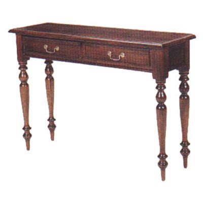 The spindle leg sofa table will provide your home with a convenient, attractive accent table! Spindle Leg Hall Table