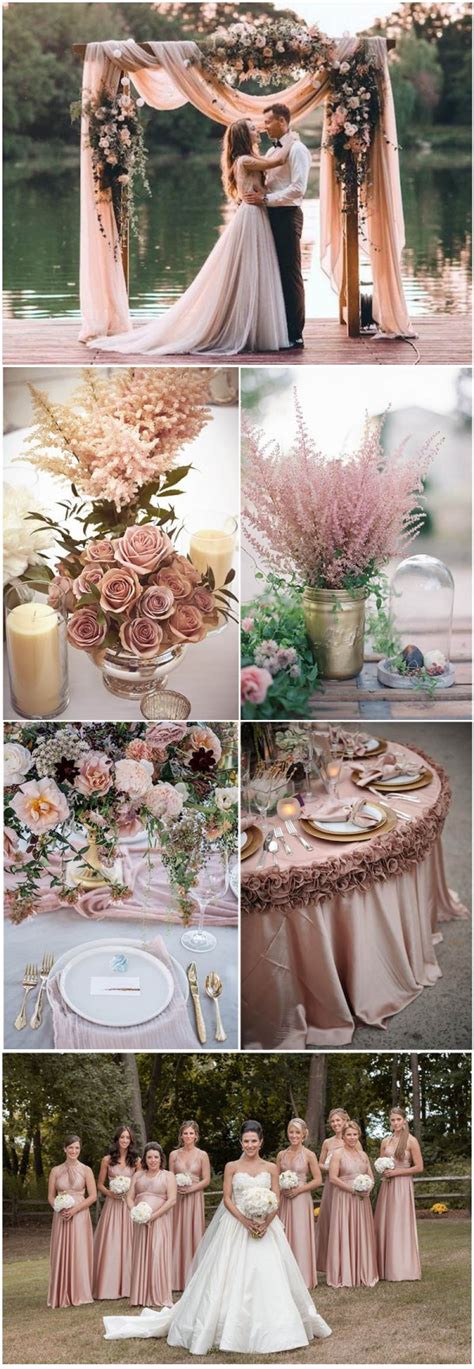 These and more will light up your wedding. 18 Romantic Dusty Rose Wedding Color Ideas for 2020 ...