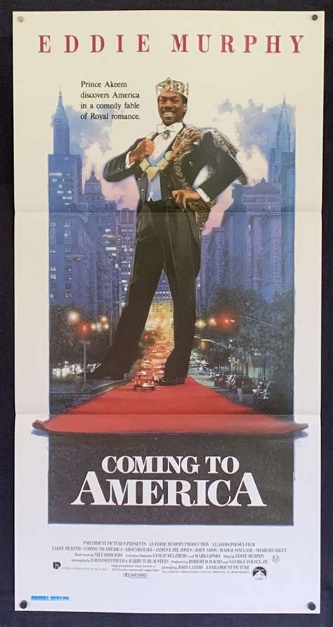High resolution official theatrical movie poster (#2 of 6) for coming 2 america (2021). All About Movies - Coming To America Poster Original ...