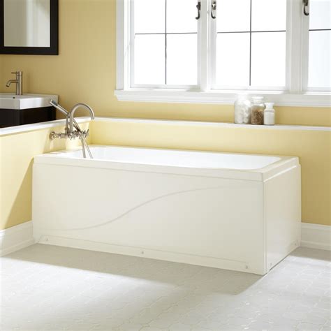 If simplicity is what you are looking for, mirabelle is a good place to turn. Fiberglass Brushed Mirabelle Tubs : Schmidt Gallery Design ...