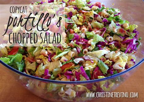 Add whipped topping, stirring until mixture is thickened. Copycat Recipe of Portillo's Chopped Salad | Christine Trevino