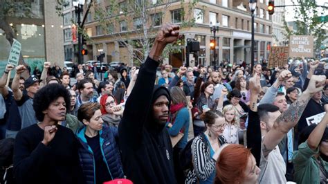 Peaceful protests took place across us cities, but pockets of looting prompted officials to introduce curfews to avoid violence. Organizer who survived Charlottesville violence 'grateful for solidarity' across the country ...