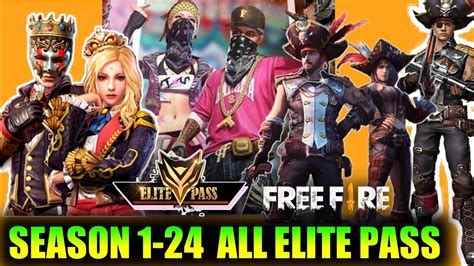 Free fire elite pass season 24 giveaway + review | get free elite pass season 24 in free fire 2020. Free Fire Season 1 - Season 24 All Elite Pass Full Video ...