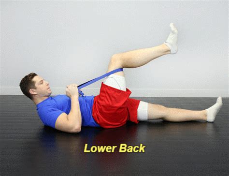 Lower back and hip stretches. How to Use the CanDo® Stretch Strap - Fabrication ...