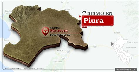 Consulta los temblores ocurridos en ecuador el martes 23 de mayo del 2017 y reportados por instituto geofísico de la politécnica nacional igepn. Temblor en Piura de Magnitud 4.0 (Hoy Lunes 14 Mayo 2018 ...