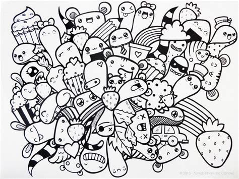 Doodles vexx drawings black and white. Doodle Art là gì?