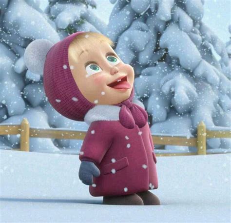 Masha and the bear cartoons. Masha eat snow | Wallpaper kartun, Gambar kelinci, Kartun