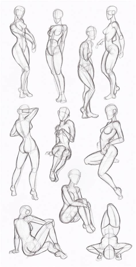 With this easy woman drawing ideas, you can learn how to draw a woman easily. Female Body Shape Sketch at PaintingValley.com | Explore ...