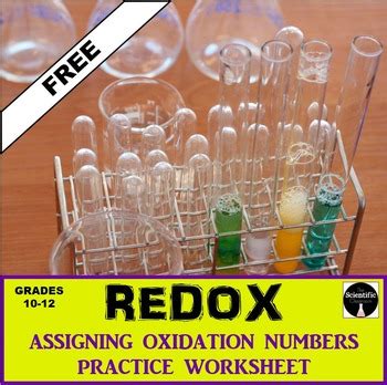 Available for pc, ios and android. REDOX: Oxidation Numbers Practice Worksheet by The ...