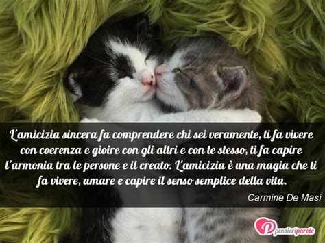Fare amicizia è semplice, basta conoscere le giuste tecniche. L'amicizia sincera fa comprendere chi sei... - Carmine De ...