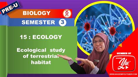 Learn the definition of 'habitat ecology'. ECOLOGY : Ecological study of a terrestrial habitat - YouTube