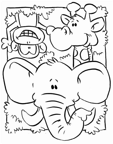 Color pictures, email pictures, and more with these jungle animals coloring pages. Pin by kim kuiper on colouring page | Zoo animal coloring ...