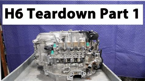 Although the component count increased, basic architecture remained somewhat the same with one exception, electronics. Honda H6 6-Speed Automatic Transmission Disassembly Part 1 ...