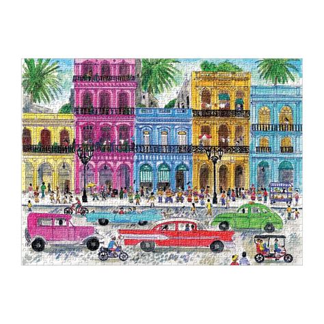 Michael storrings london 1000 piece puzzle from galison brings to life the bustle of piccadilly circus in this detailed illustration. Michael Storrings Cuba Puzzle (1000pc) - Mongrel