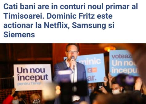 Dan barna (born 10 july 1975) is a romanian politician and lawyer, the president of the save romania union since october 2017. Dominic Fritz și aceeași ipocrizie de prostit pe proști a ...