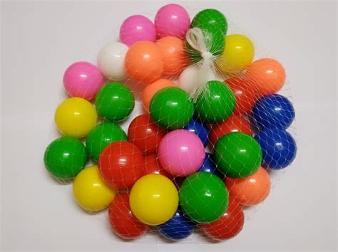 Crush Proof Soft Plastic Balls for Kids 4cm - Set of 72 Balls