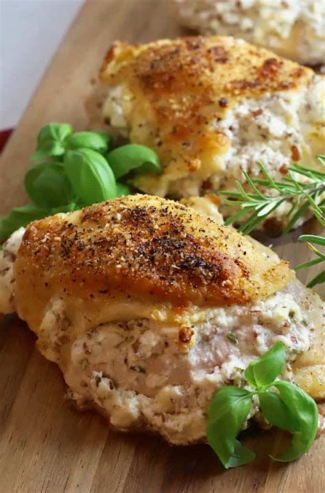 Mar 08, 2019 · explore many middle eastern possibilities in this easy chicken dinner. Easy Cheesy Herb Stuffed Chicken Breasts Recipe ...