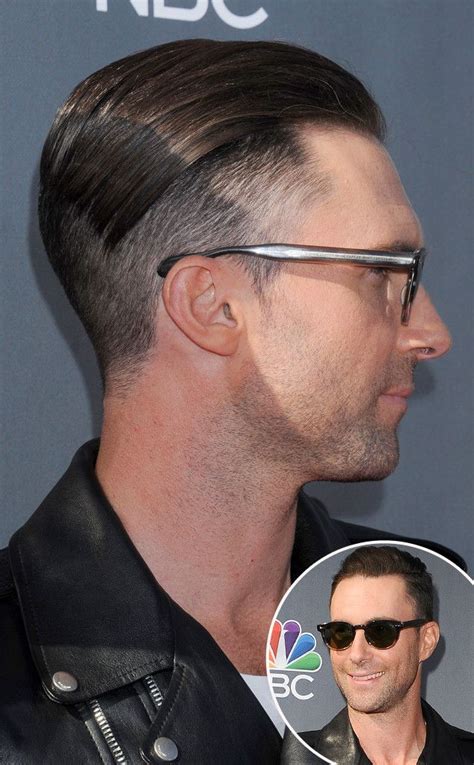 Variety of adam levine short haircut hairstyle ideas and hairstyle options. Adam Levine Shaves Half His Head | Adam levine, Mens ...