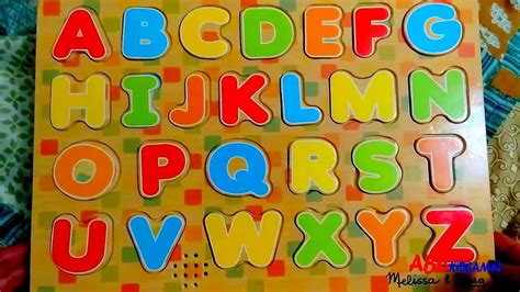 The full spanish alphabet pronunciation & audio. Melissa & Doug Alphabet Sound Puzzle : Alphabet Wood Puzzle - video ...