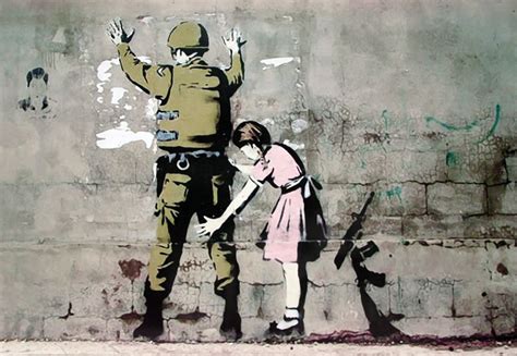 Banksy oder eine gute kopie? Banksy Poster Soldat und | Banksy, Banksy graffiti, Soldat