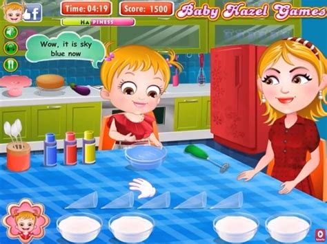 Sie soll wahnsinnige angst um ihre kids haben. BABY HAZEL LEARNS COLORS online spiel | POMU Spiele