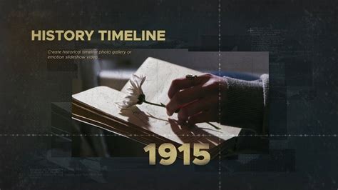 Free templates for adobe after affects. History Timeline Promo | History timeline, History, After ...