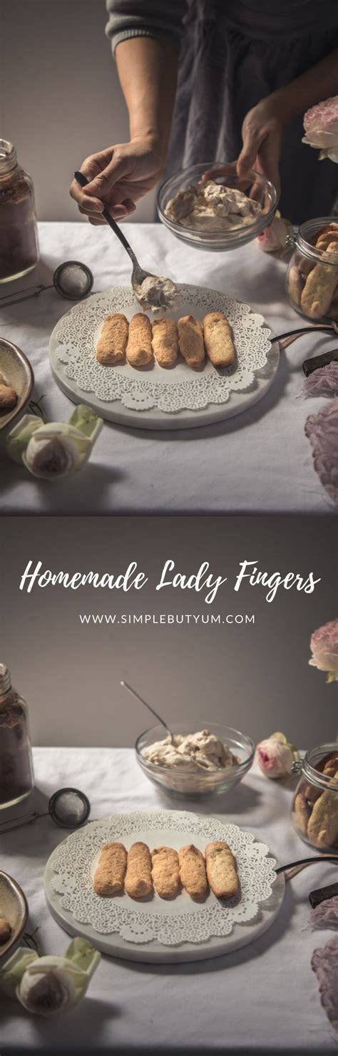 Dust the ladyfingers with powdered sugar. Soft Lady Fingers - Simple But Yum | Recipe | Recipes, Homemade recipes, Best dessert recipes